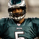 Donovan McNabb in happier, more upright times.